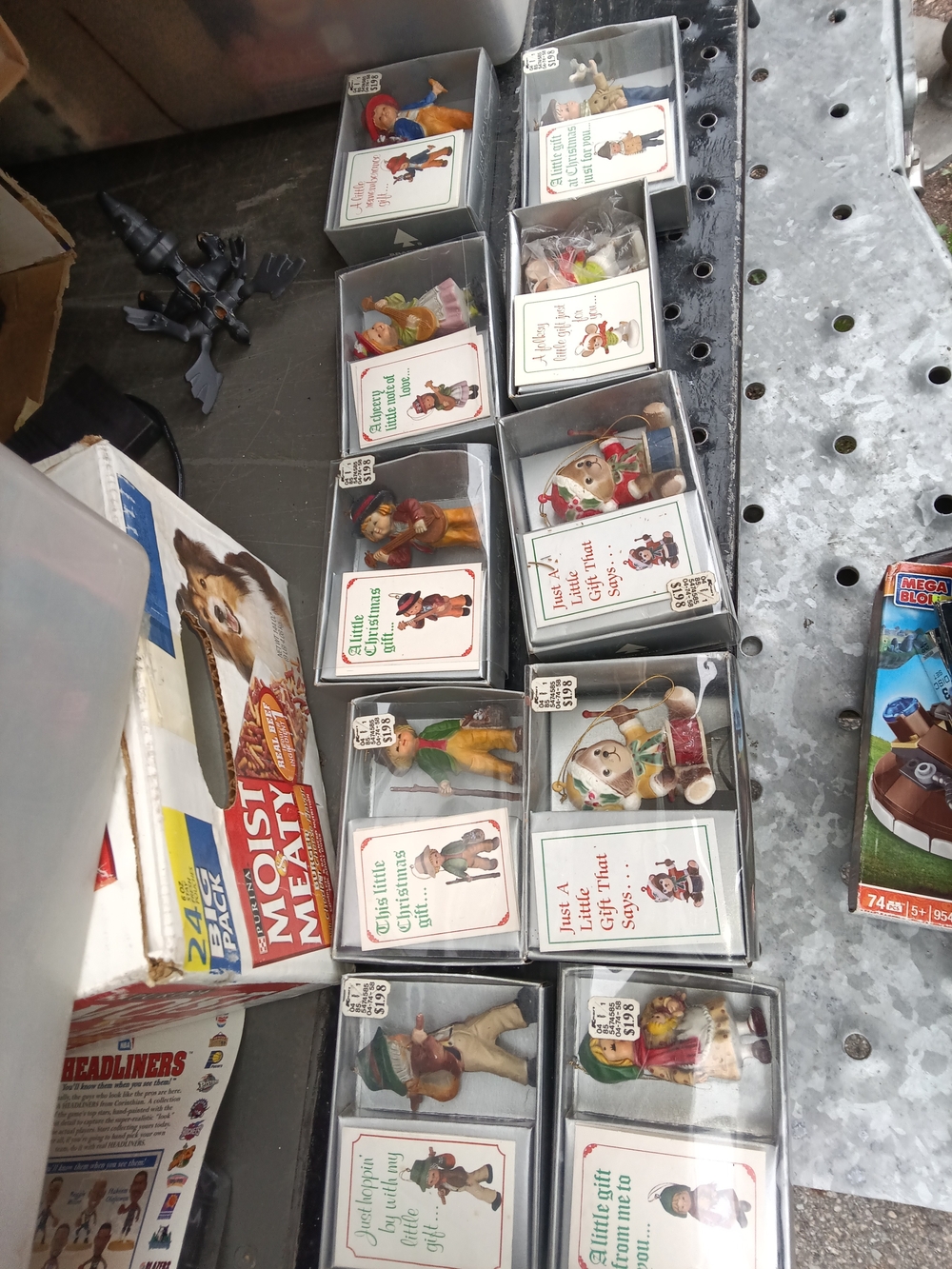 Set of 10 Bradford Christmas Ornaments W/ Boxes Nib